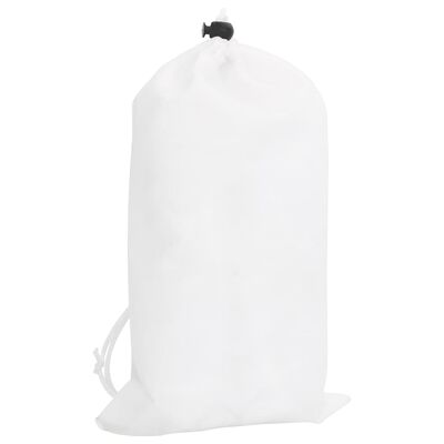 vidaXL Plasă de camuflaj cu geantă de depozitare, alb, 708x423 cm