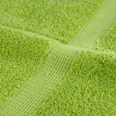 vidaXL Prosoape mâini premium SOLUND 10 buc verde 30x30 cm 600 gsm