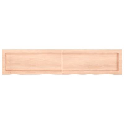 vidaXL Blat de baie, 40x30x(2-6) cm, lemn masiv netratat