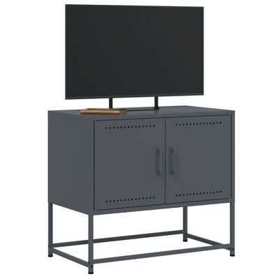 vidaXL Dulap TV, antracit, 68,5x39x60,5 cm, oțel