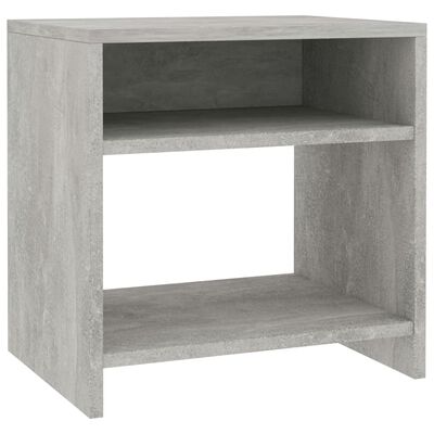 vidaXL Noptieră, gri beton, 40x30x40 cm, lemn prelucrat