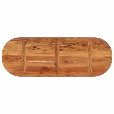 vidaXL Blat de masă oval, 110x40x3,8 cm, lemn masiv de acacia