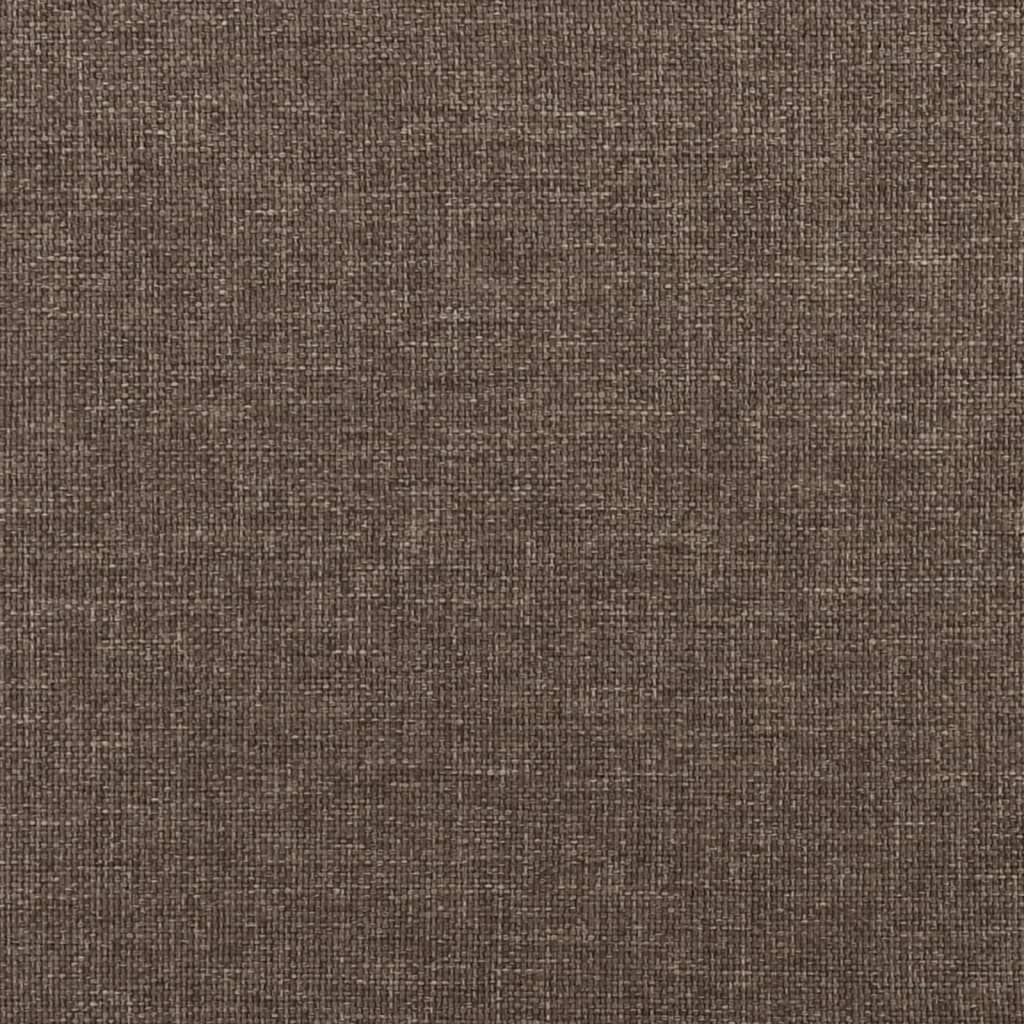 vidaXL Canapea extensibilă cu 2 locuri, 2 perne, gri taupe, textil