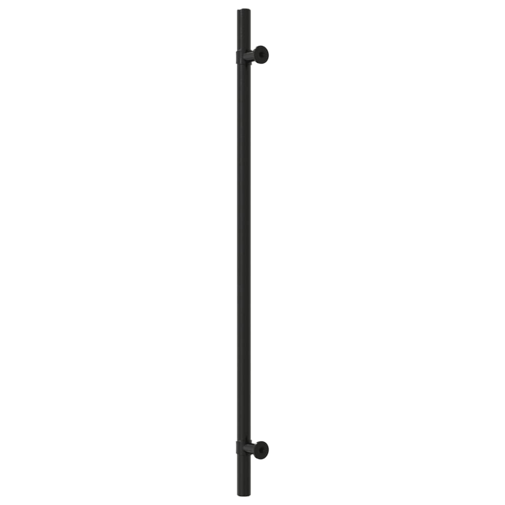 vidaXL Mânere de dulap, 10 buc., negru, 320 mm, oțel inoxidabil