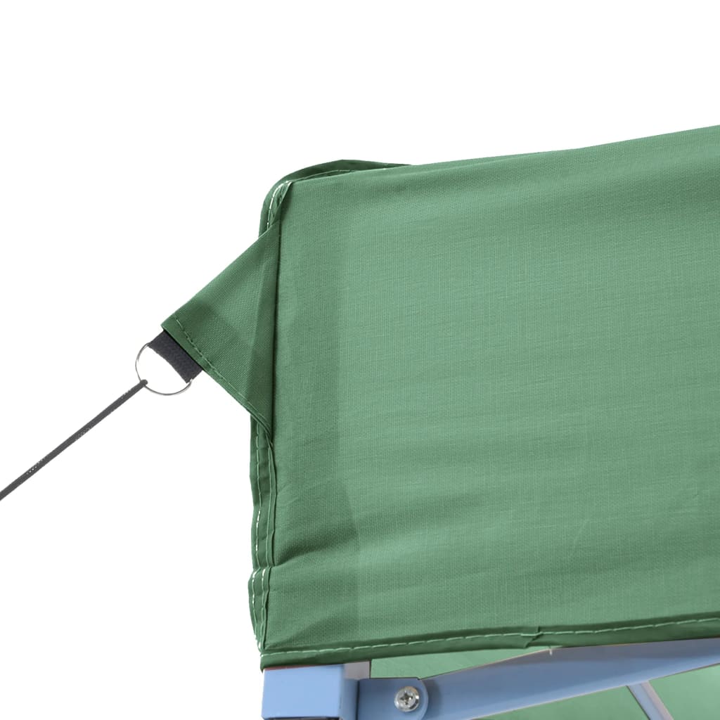 vidaXL Cort de petrecere pliabil Pop-Up, verde, 440x292x315 cm