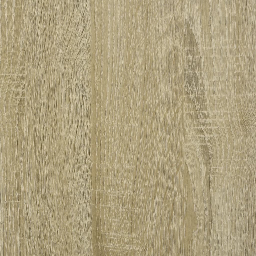 vidaXL Masă laterală, stejar sonoma, 55x38x45 cm, lemn prelucrat