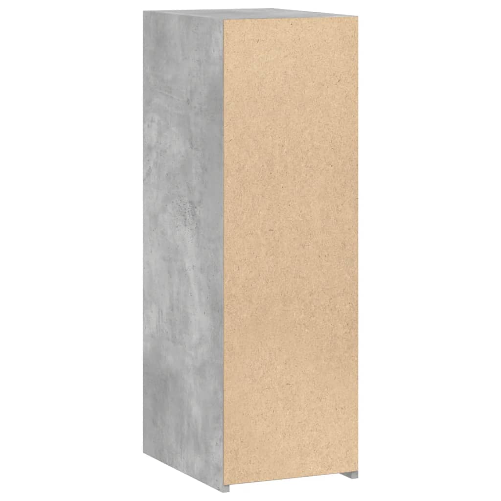 vidaXL Dulap, gri beton, 30x41x93 cm, lemn prelucrat