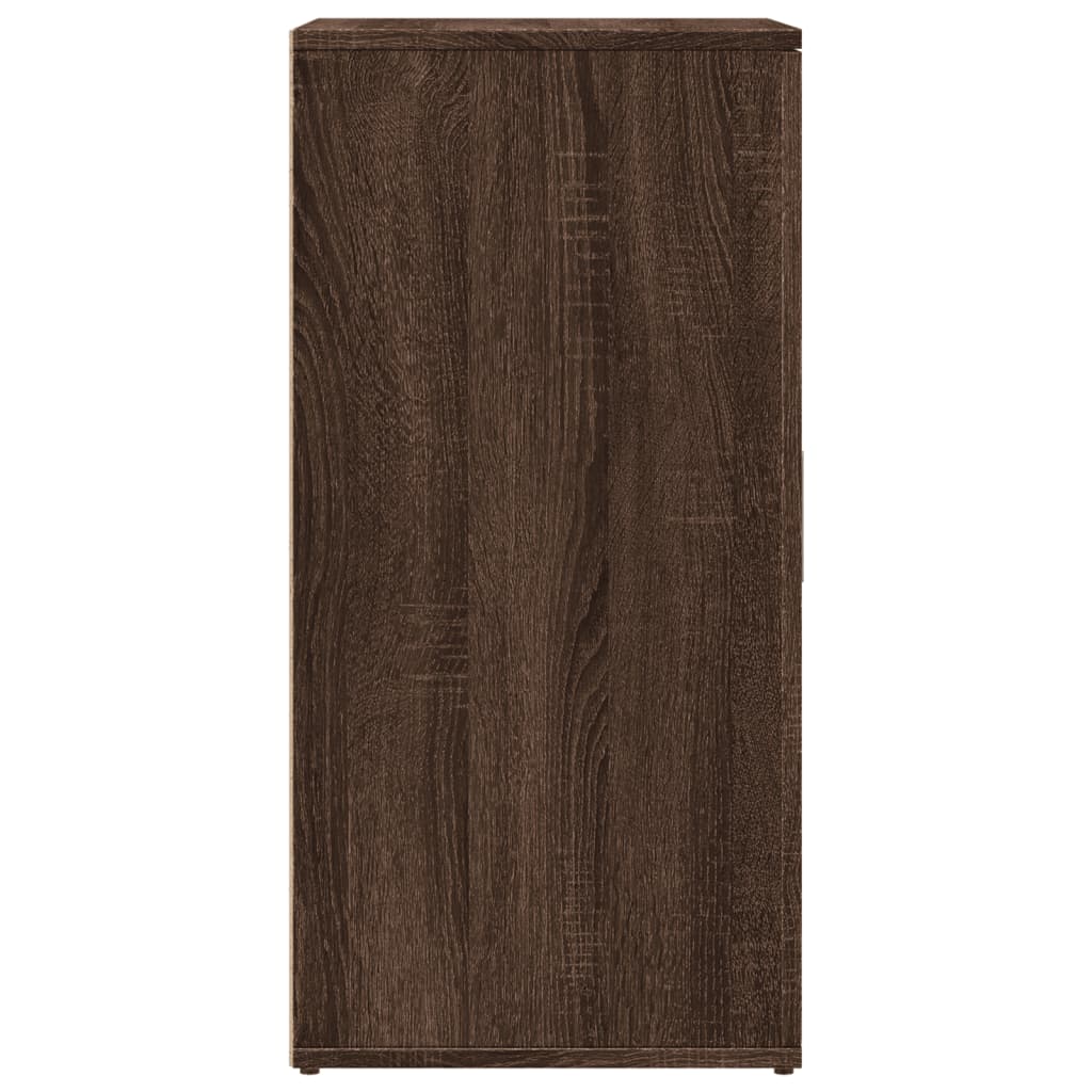 vidaXL Servantă, stejar maro, 59x39x80 cm, lemn compozit