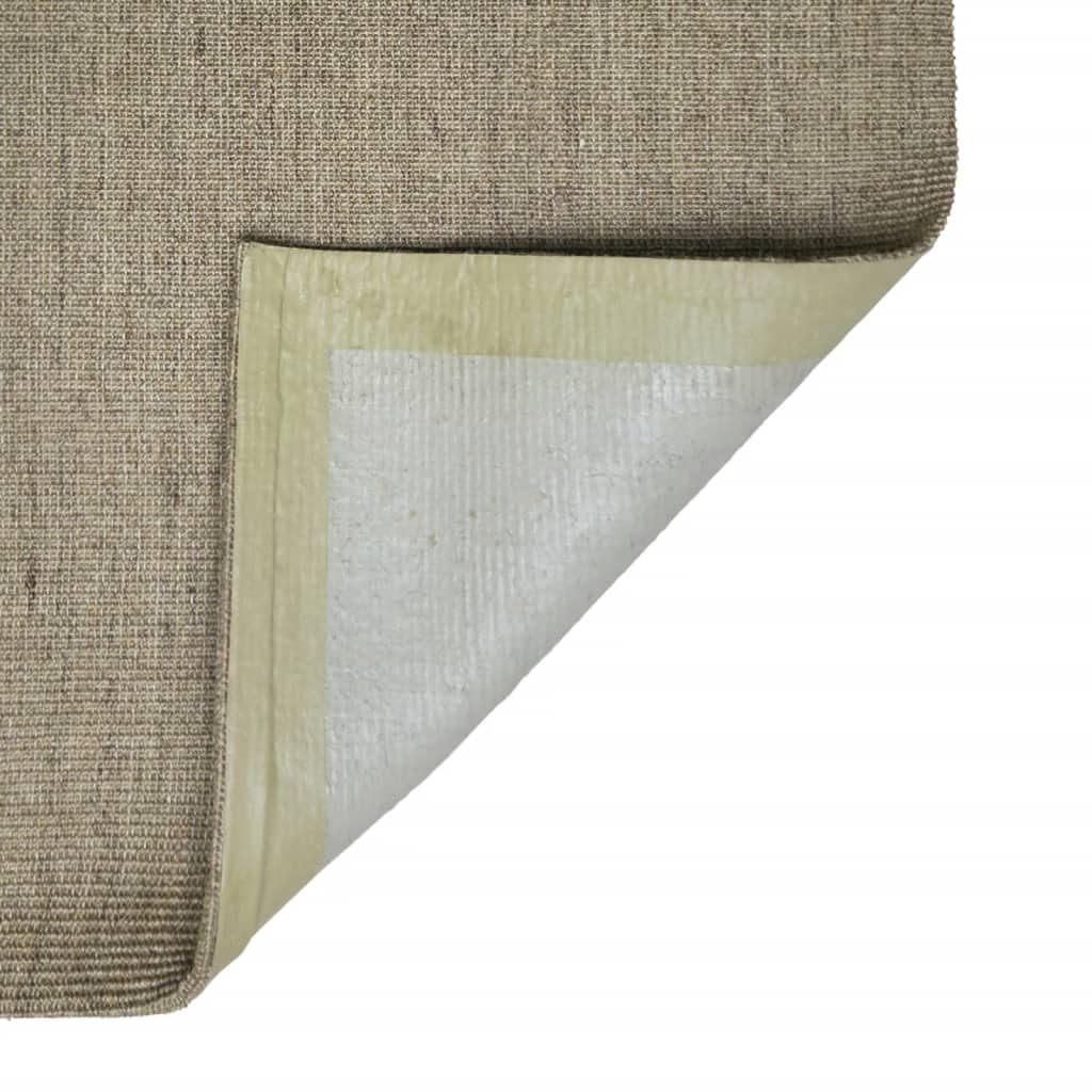 vidaXL Covor din sisal pentru stâlp de zgâriat, gri taupe, 80x250 cm