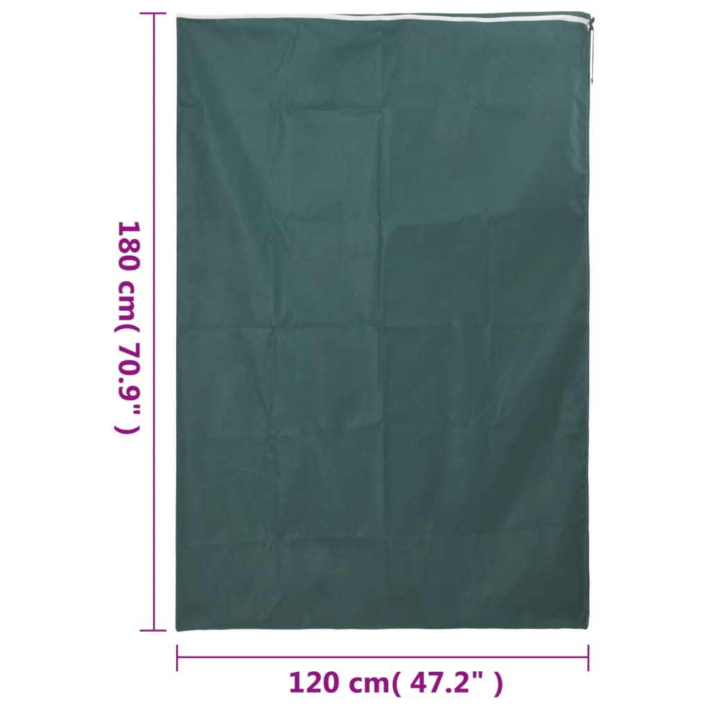 vidaXL Protecții fleece pt plante, fermoar, 10 buc, 70 g/m² 1,2x1,8 m