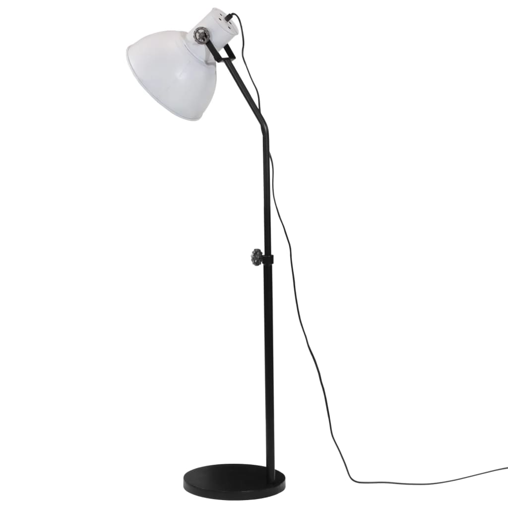 vidaXL Lampă de podea 25 W, alb, 30x30x90-150 cm, E27