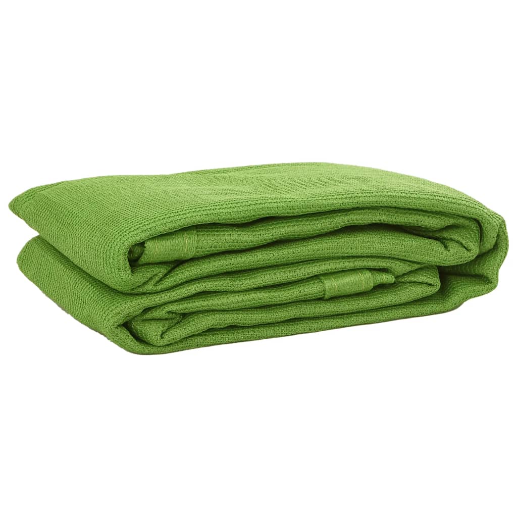 vidaXL Covor pentru cort, verde deschis, 250x450 cm, HDPE