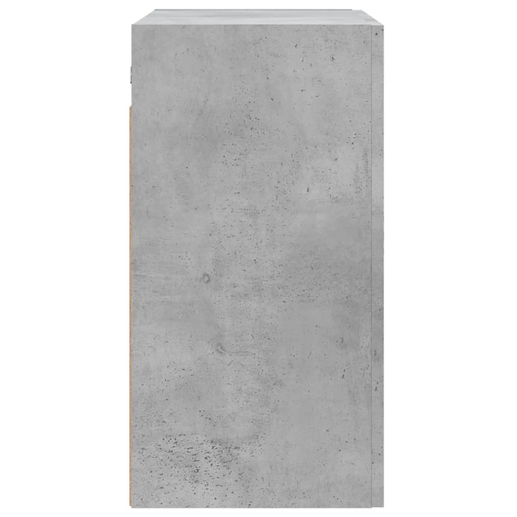 vidaXL Dulap de perete, gri beton, 60x31x60 cm, lemn compozit