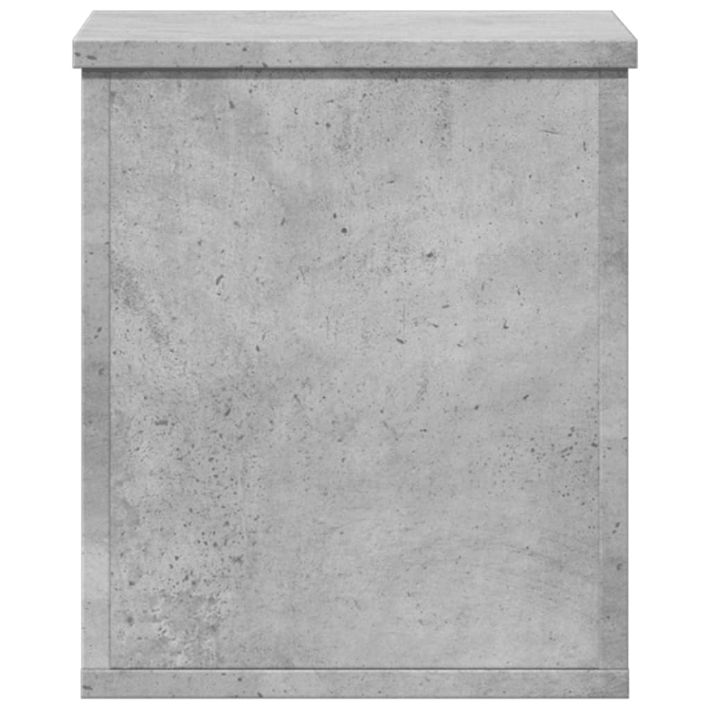 vidaXL Cutie de depozitare, gri beton, 30x35x35 cm, lemn prelucrat