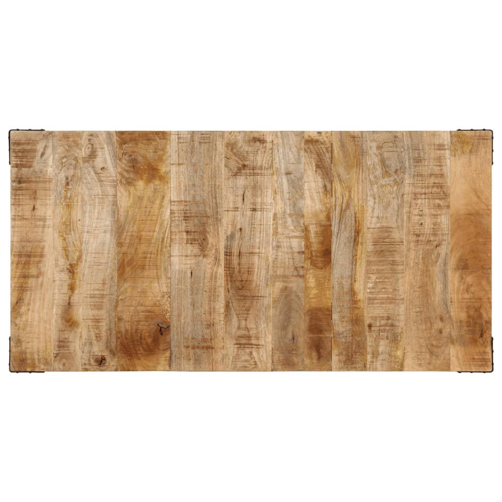 vidaXL Masă de bucătărie, 140x70x75 cm, lemn masiv de mango