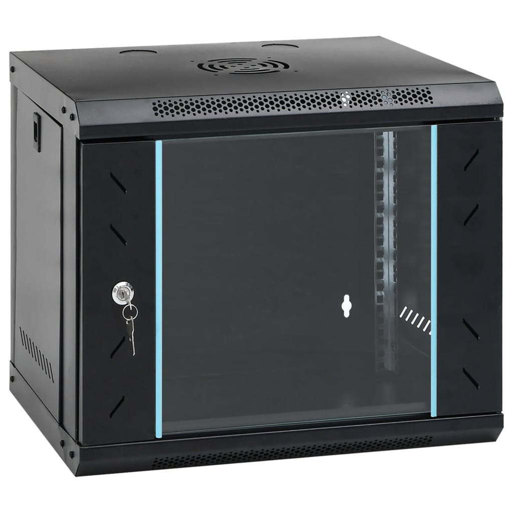 vidaXL Dulap de server montat pe perete, 9U, 19" IP20, 53x40x45 cm