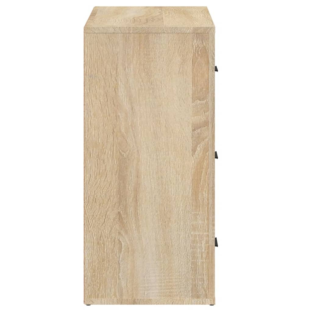 vidaXL Dulap, stejar sonoma, 80x33x70 cm, lemn compozit