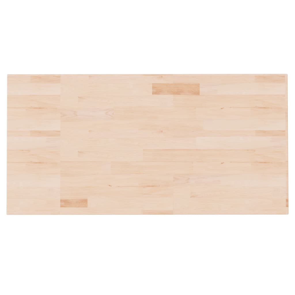 vidaXL Blat de baie, 100x50x1,5 cm, lemn masiv netratat