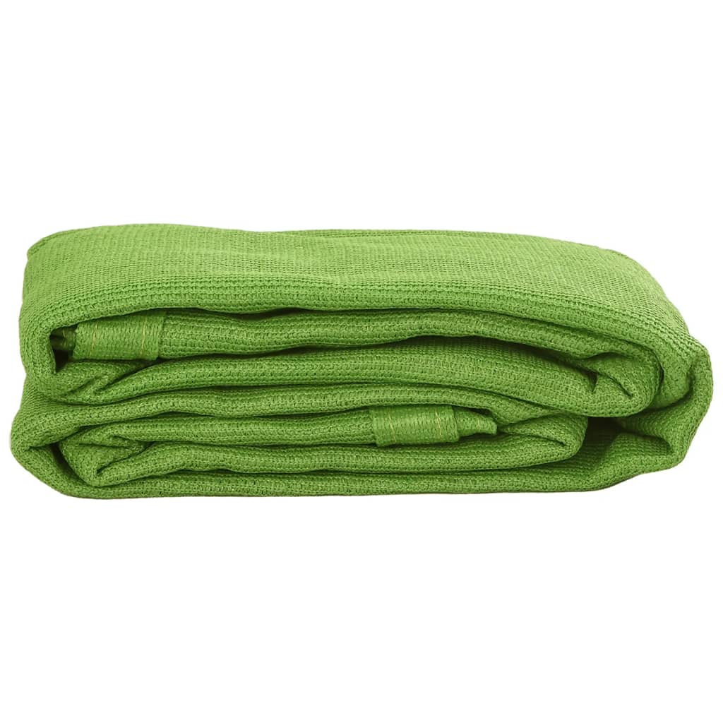 vidaXL Covor pentru cort, verde deschis, 250x450 cm, HDPE