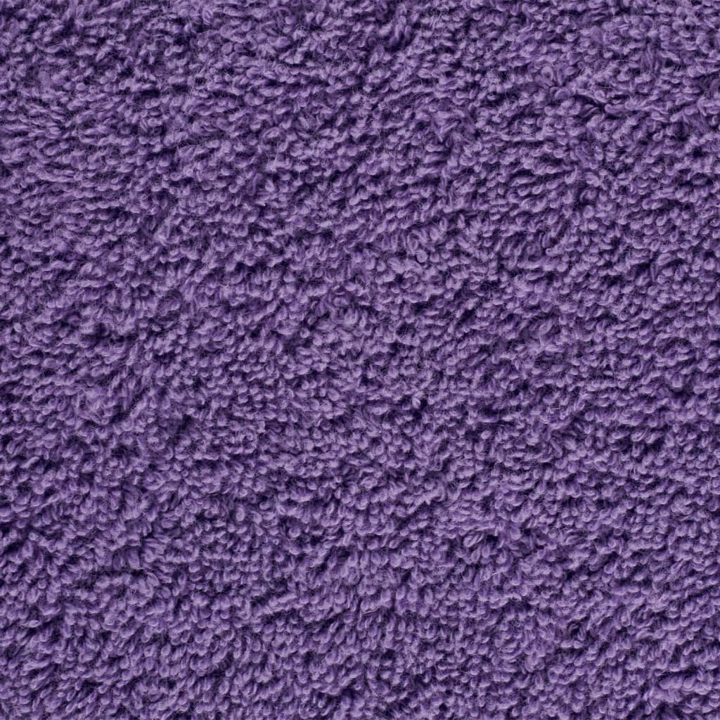 vidaXL Prosoape oaspeți premium SOLUND 4 buc violet 30x50 cm 600 gsm