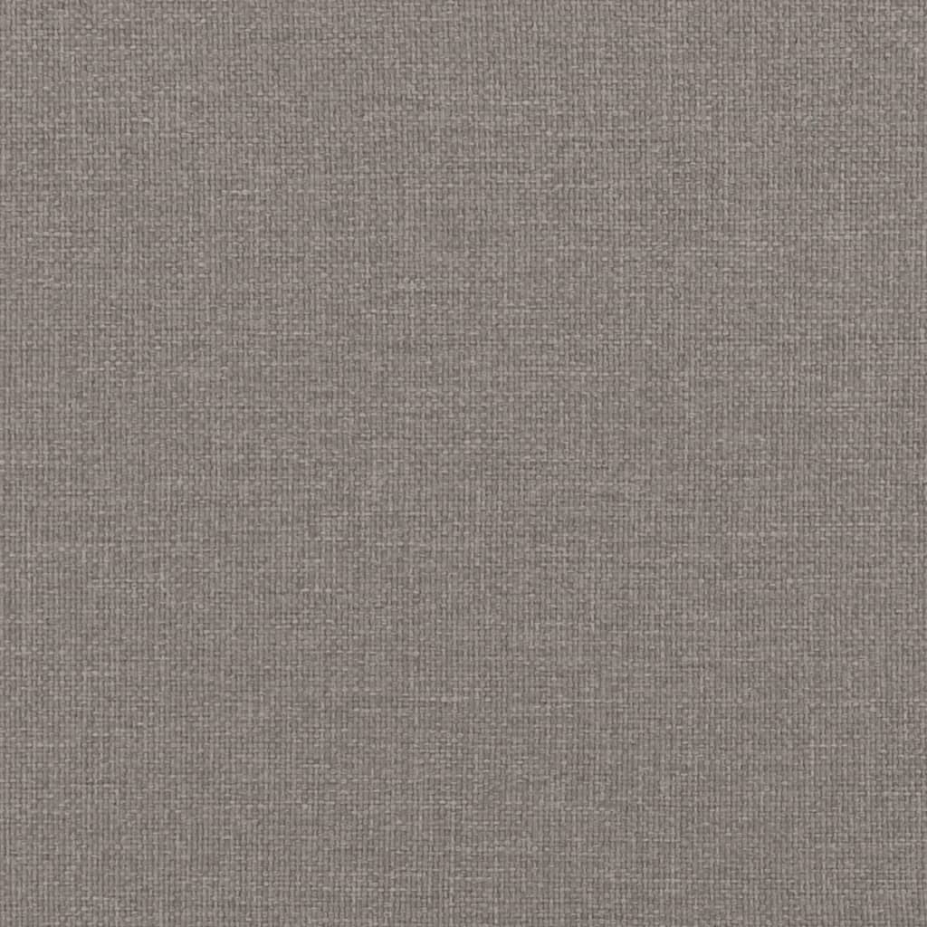 vidaXL Set de canapele cu perne, 2 piese, gri taupe, textil