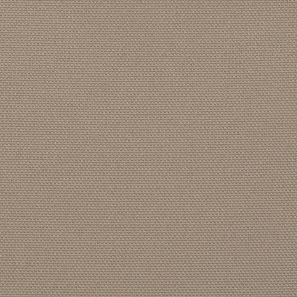 vidaXL Paravan de balcon, gri taupe, 120x800 cm, 100% poliester oxford