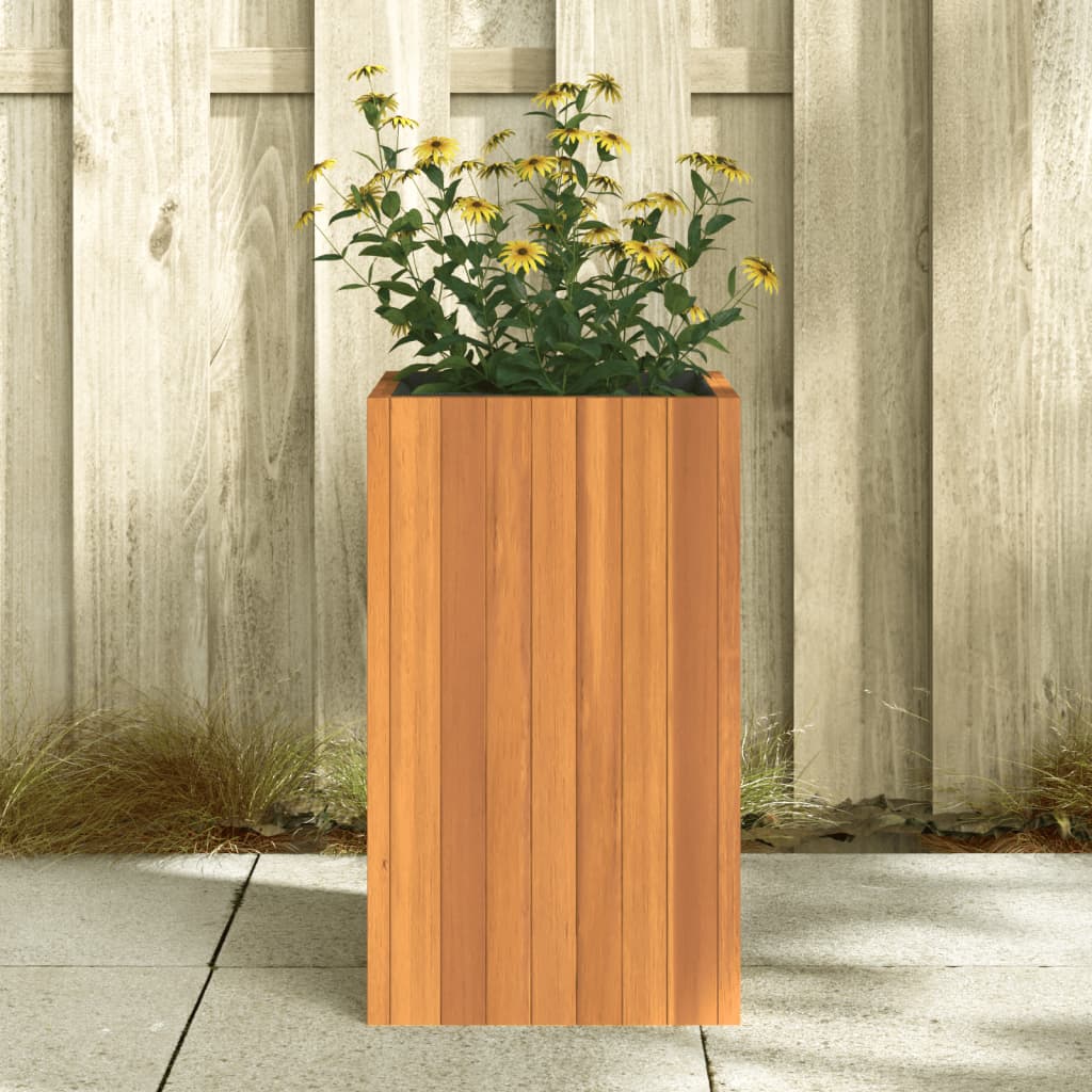 vidaXL Jardinieră de grădină, 35x35x60 cm, lemn masiv de acacia