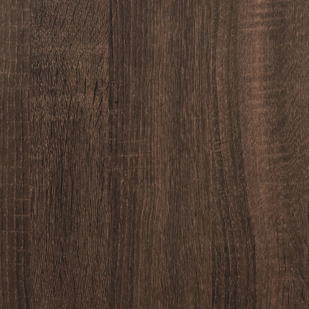 vidaXL Cadru de pat, stejar maro, 140x200 cm, lemn prelucrat