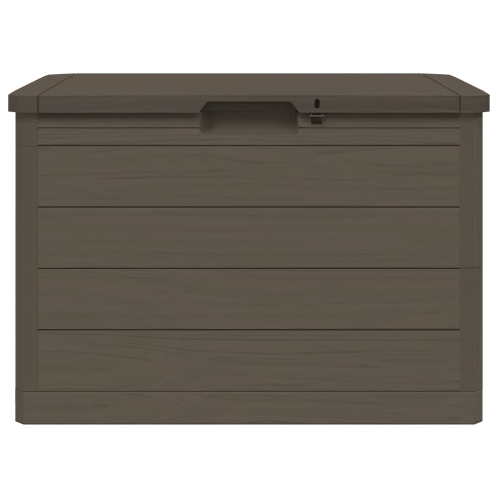 vidaXL Cutie de perne de exterior maro 77,5x44,5x53 cm polipropilenă