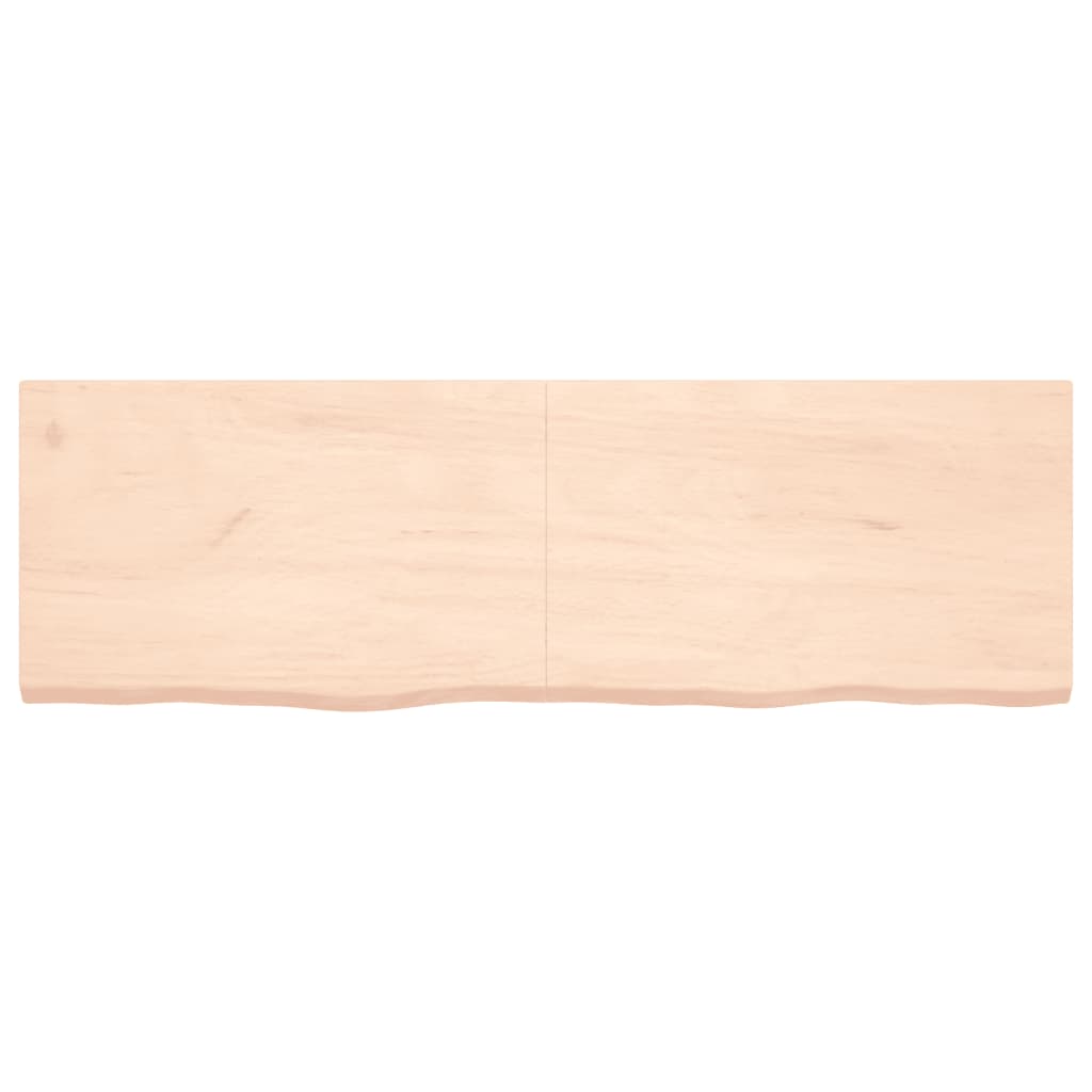 vidaXL Blat de baie, 160x50x4 cm, lemn masiv netratat