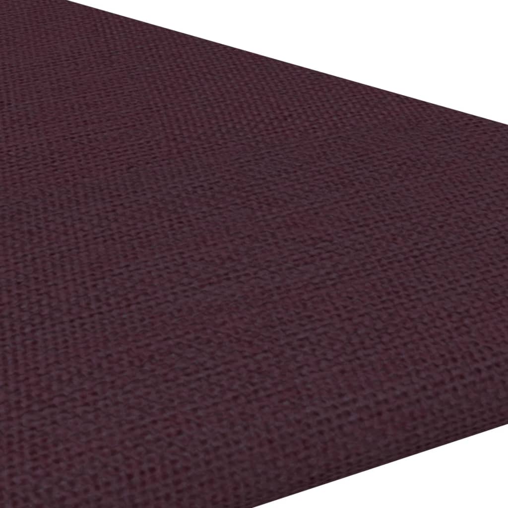 vidaXL Panouri de perete 12 buc. violet 30x30 cm textil 0,54 m²