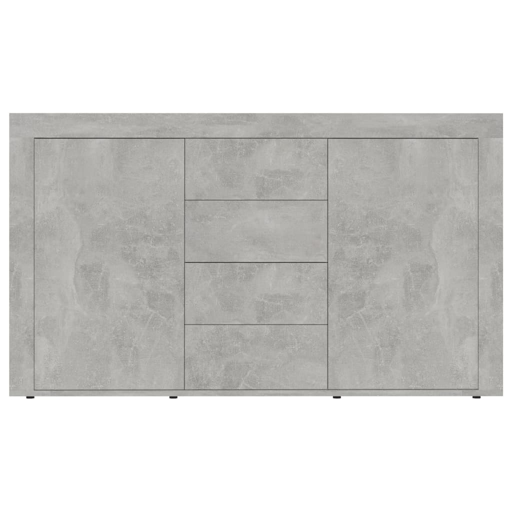 vidaXL Dulap, gri beton, 120x36x69 cm, lemn prelucrat