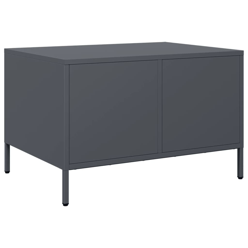 vidaXL Dulap TV, antracit, 68x50x43,5 cm, oțel laminat la rece