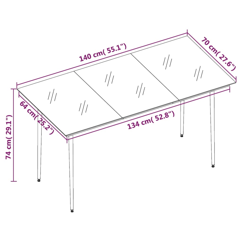 vidaXL Set de mobilier pentru grădină, 7 piese, gri deschis