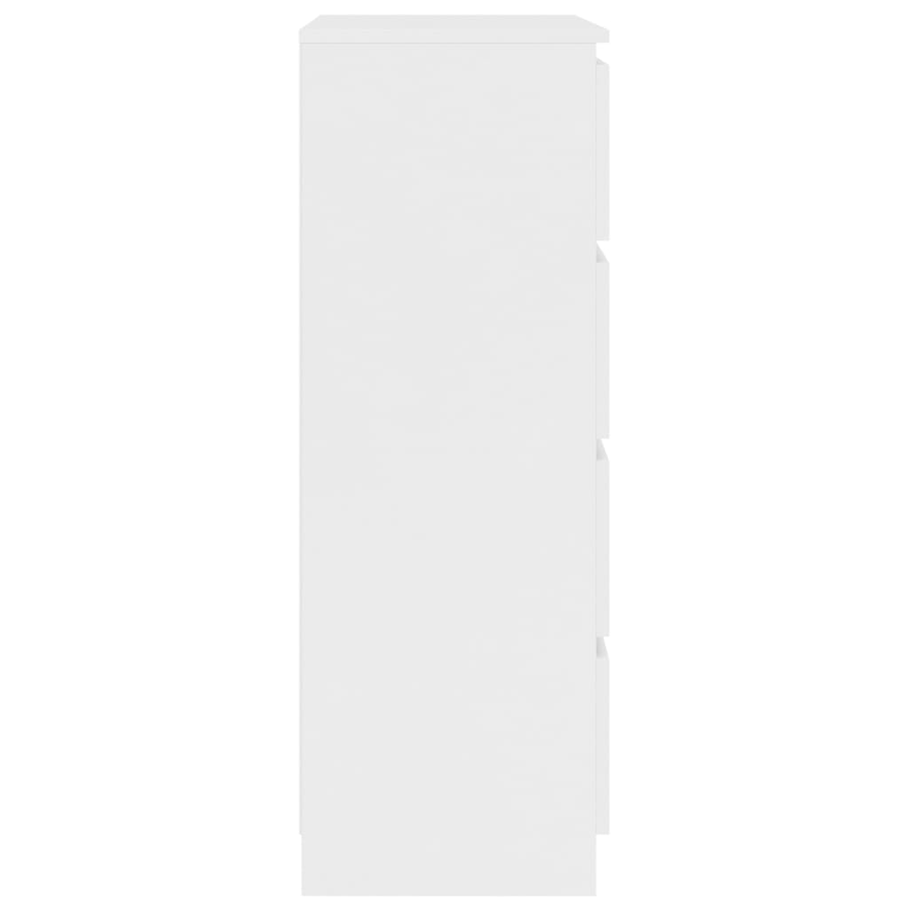 vidaXL Dulap, alb, 60x35x98,5 cm, lemn compozit