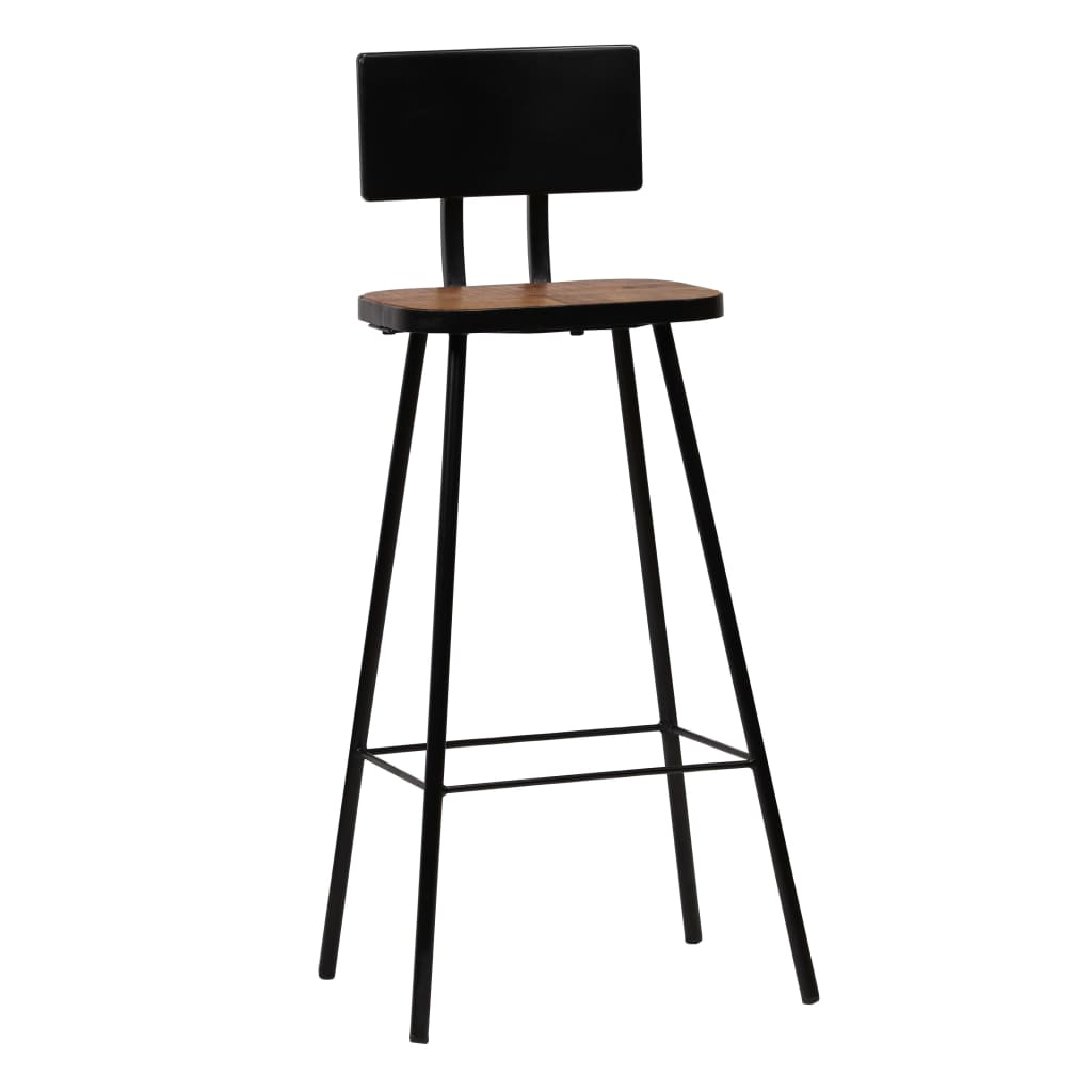 vidaXL Set mobilier de bar, 5 piese, negru