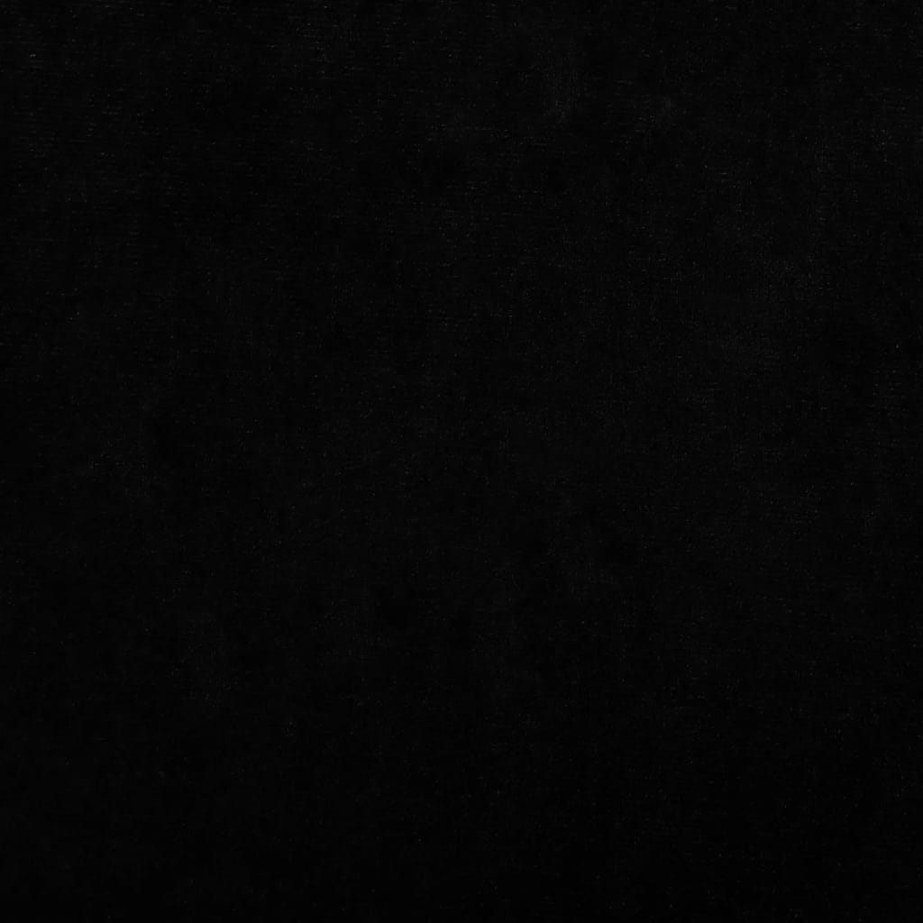 vidaXL Canapea pentru copii, negru, 70x45x30 cm, catifea