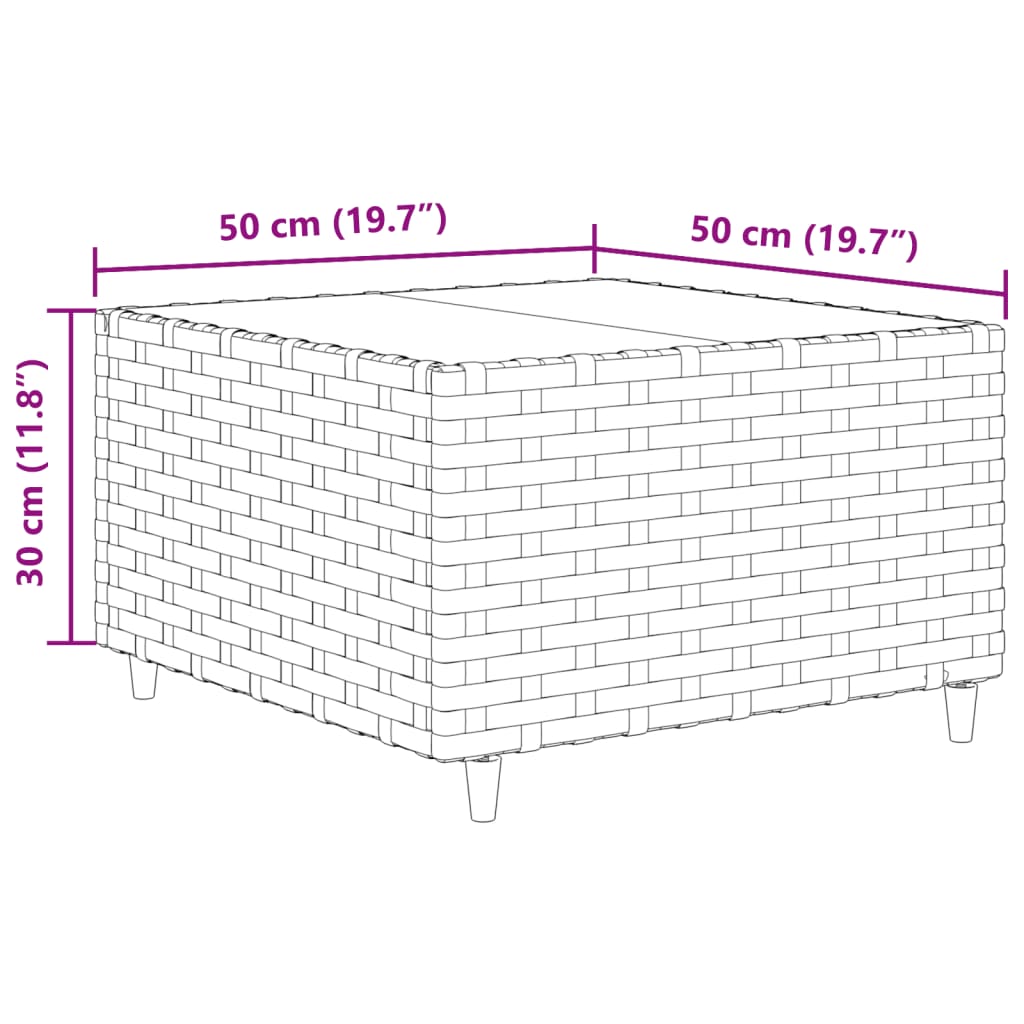 vidaXL Set canapele de grădină cu perne, 10 piese, maro, poliratan