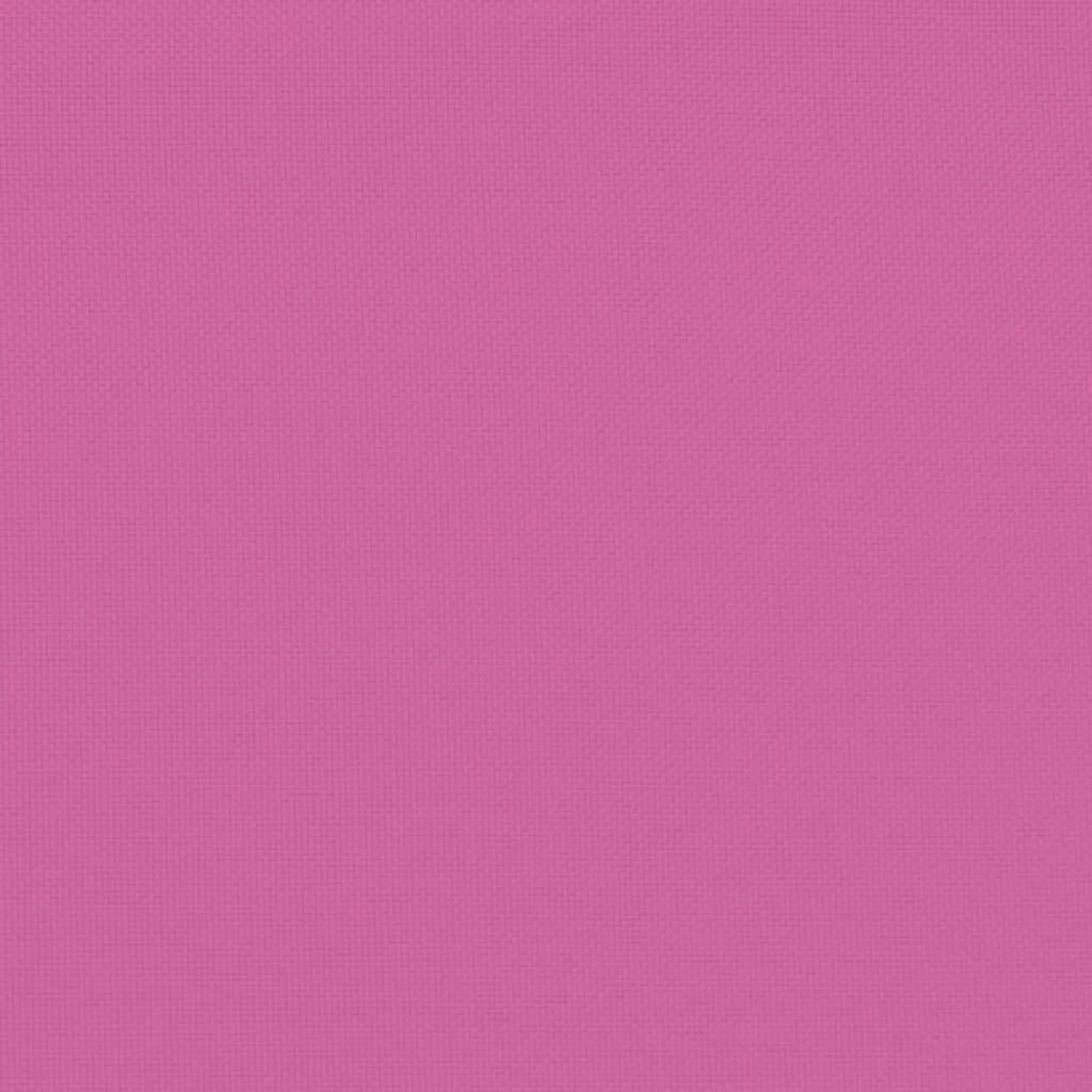 vidaXL Pernă rotundă, roz, Ø 60 x11 cm, țesătură Oxford