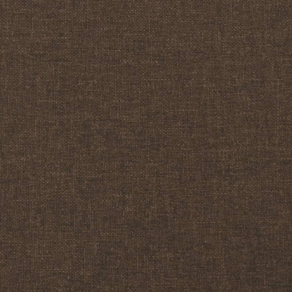 vidaXL Tăblii de pat, 2 buc., maro închis, 72x5x78/88 cm, textil