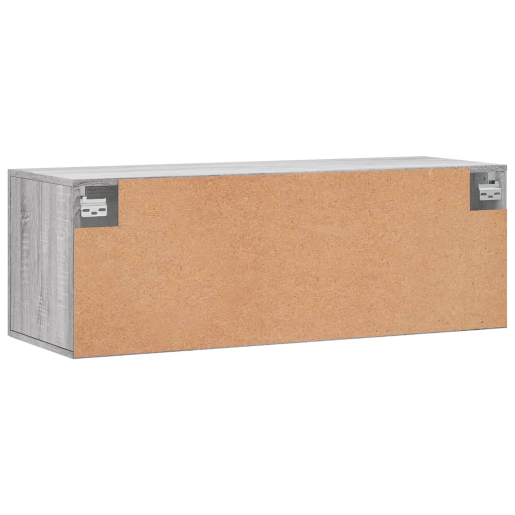 vidaXL Dulap de perete, gri sonoma, 100x36,5x35 cm, lemn prelucrat