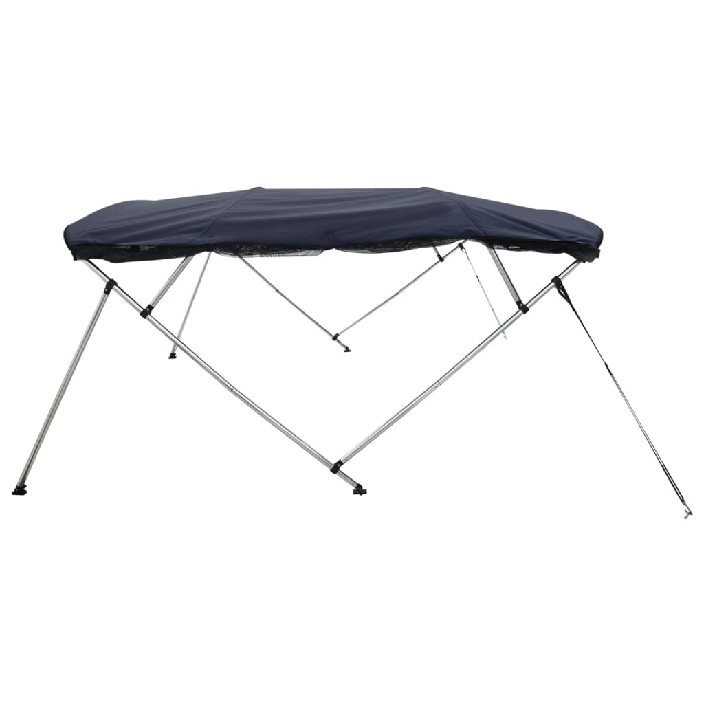 vidaXL Parasolar Bimini 4 arcuri pereți laterali, 243x(200-213)x137 cm