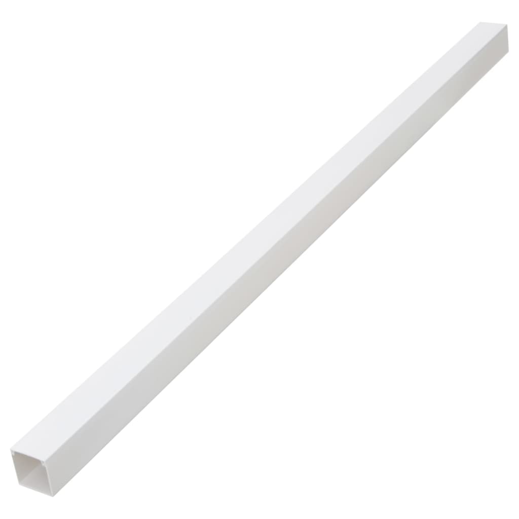 vidaXL Șine de cabluri, 100x40 mm, 30 m, PVC