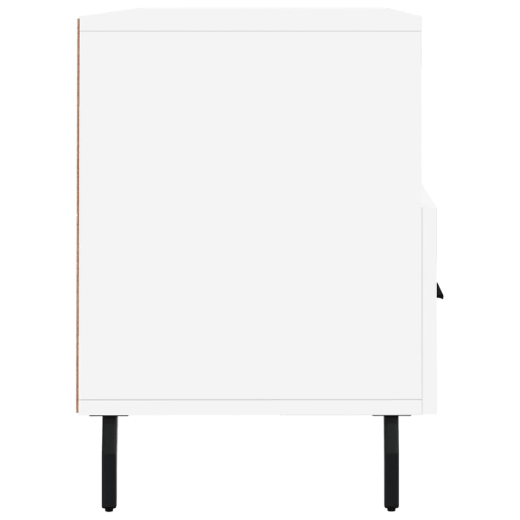 vidaXL Dulap TV, alb, 102x36x50 cm, lemn prelucrat