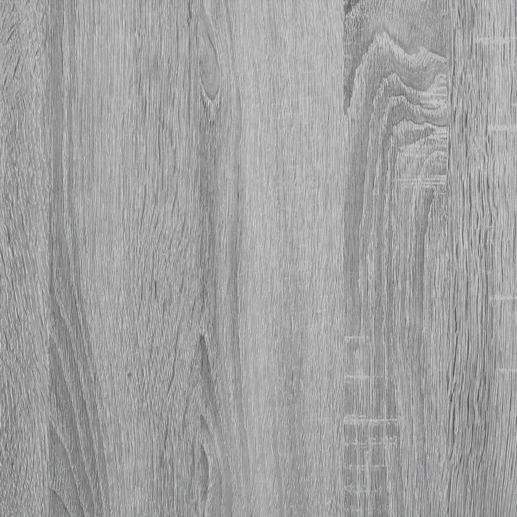 vidaXL Cărucior de bucătărie, gri sonoma, 60x48x89,5cm, lemn prelucrat