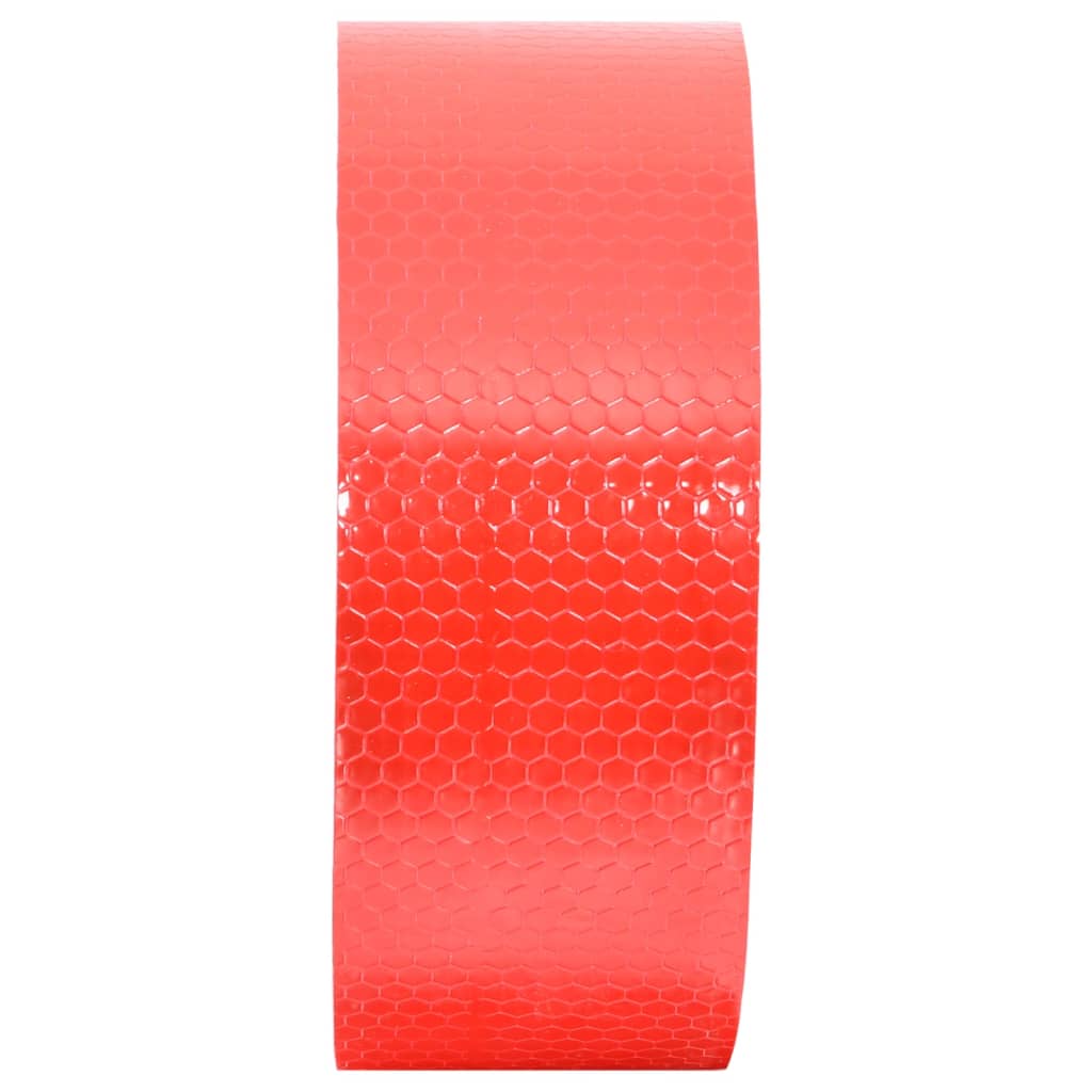 vidaXL Bandă reflectorizantă, roșu, 5 cm x 20 m, PVC