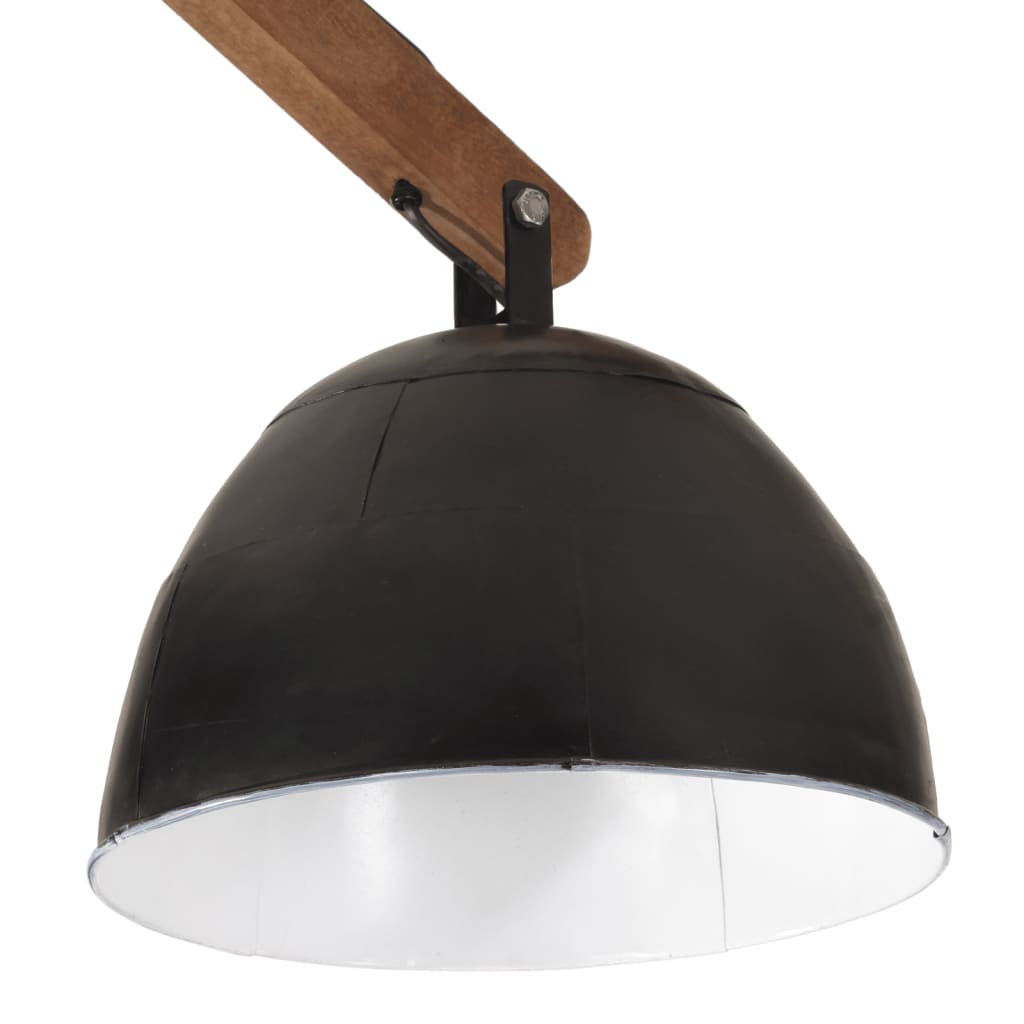 vidaXL Lampă de tavan 25 W, negru, 29x18x85 cm, E27