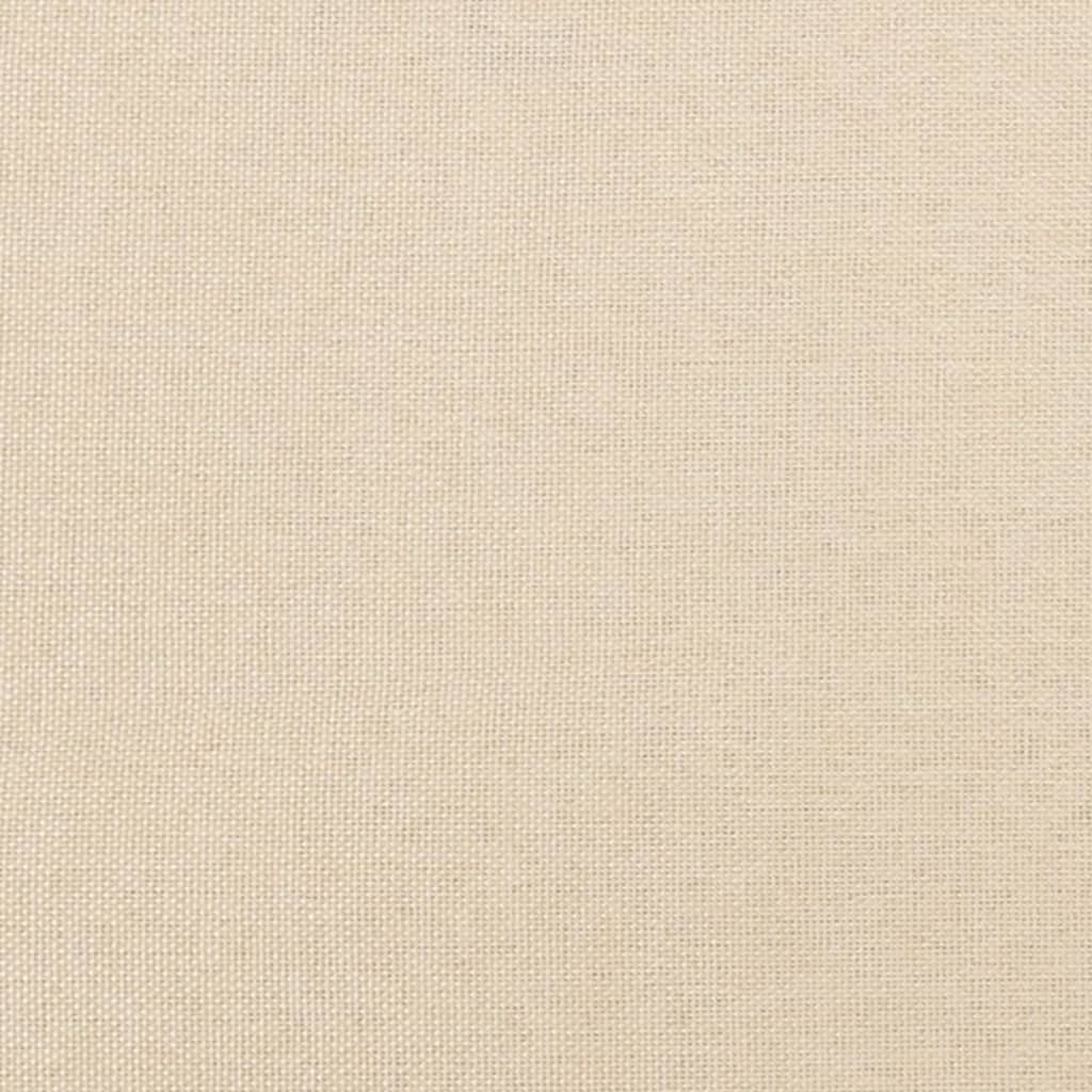 vidaXL Saltea cu arcuri buzunar de copii, crem 80x160 cm textil