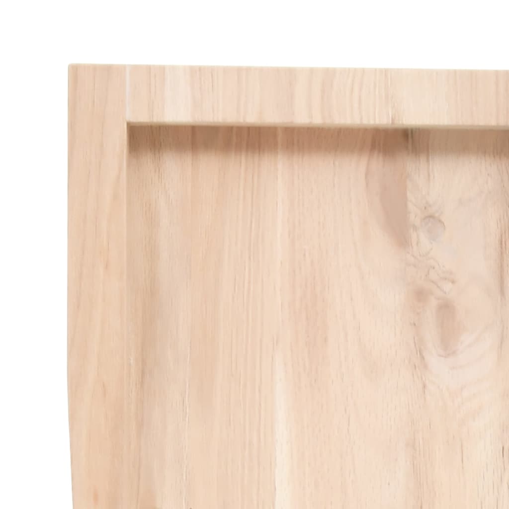 vidaXL Blat de masă, 120x40x6 cm, lemn masiv de stejar netratat