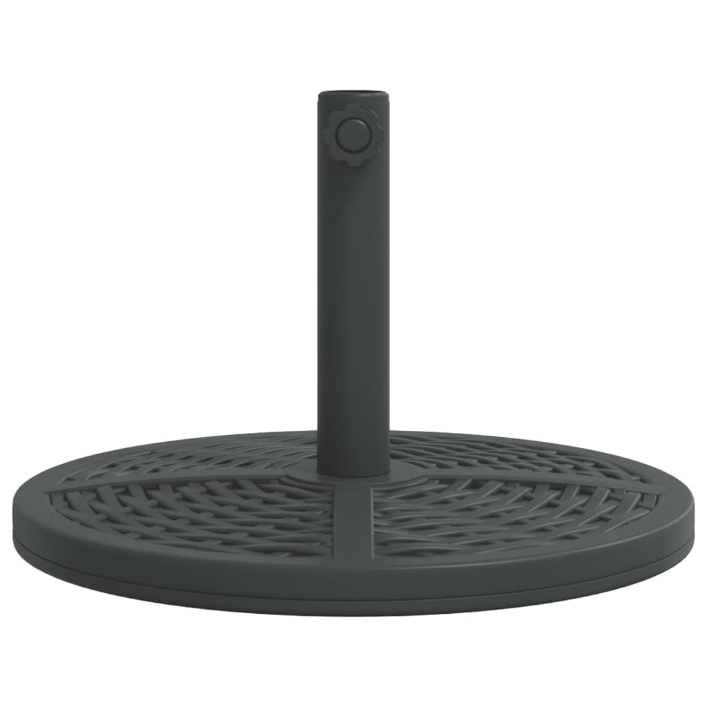 vidaXL Suport umbrelă pentru stâlpi Ø38 / 48 mm, 12 kg, rotund